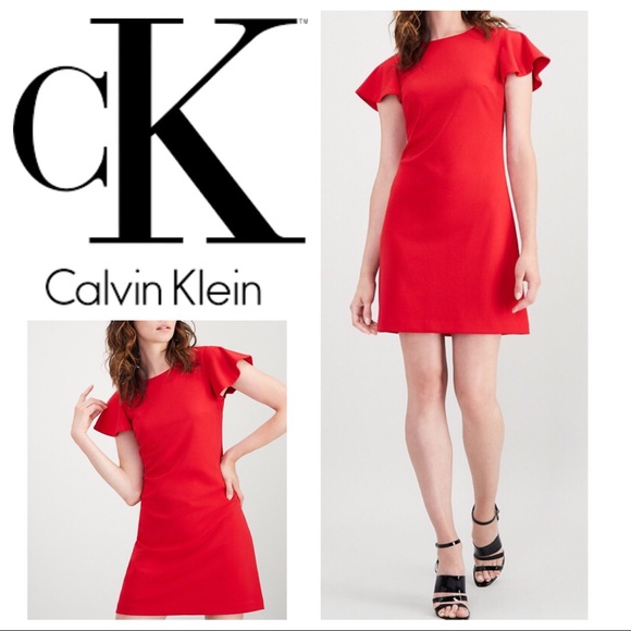 Calvin Klein Dresses & Skirts - 🆕 Calvin Klein Red Dress